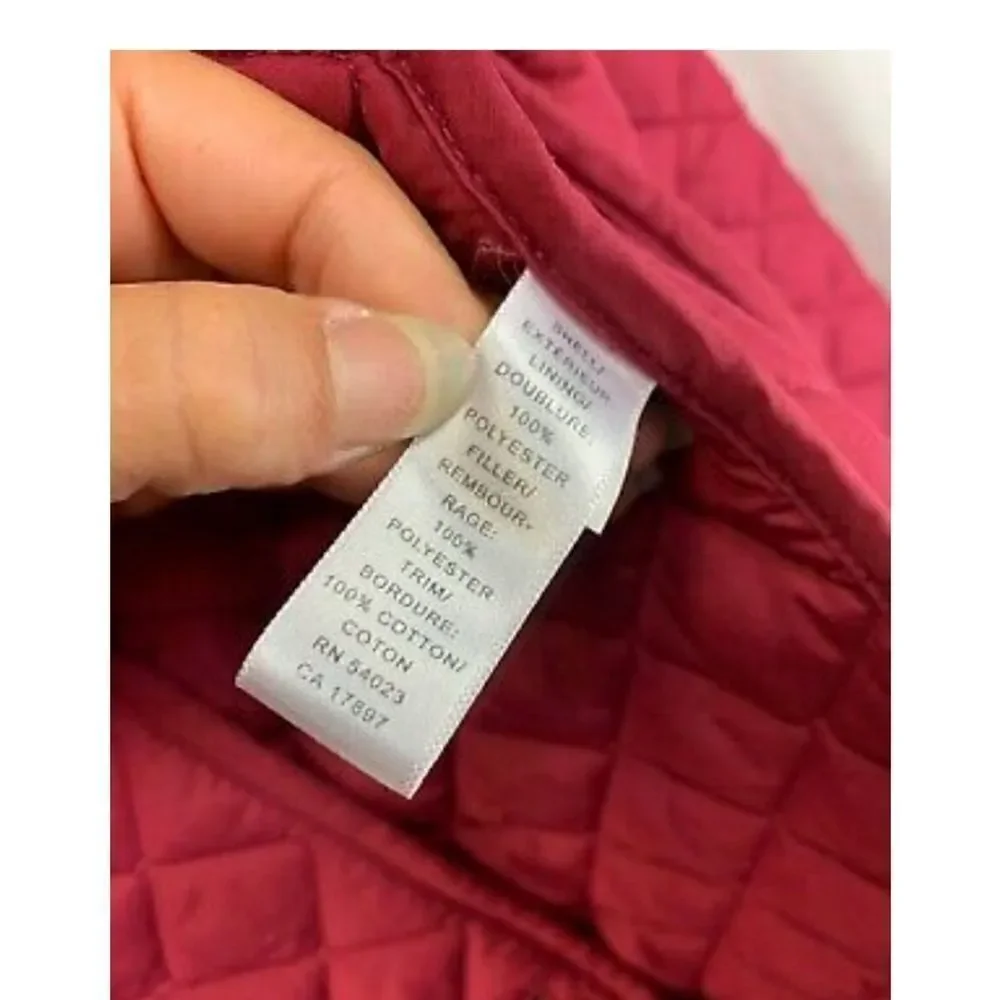 Banana Republic Red Quilted Jacket